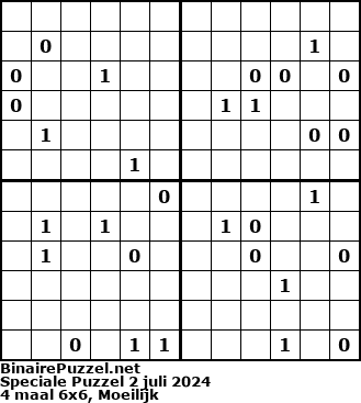 Binaire Puzzel