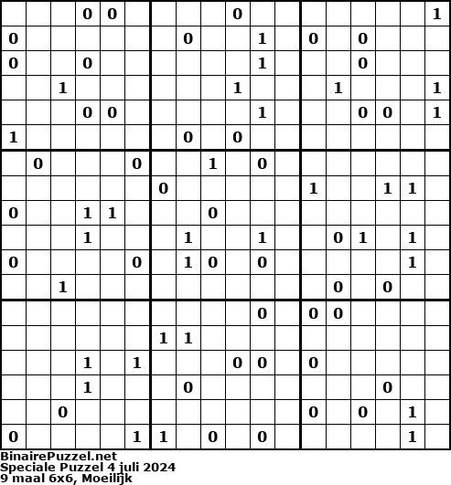 Binaire Puzzel
