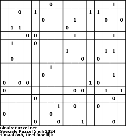 Binaire Puzzel