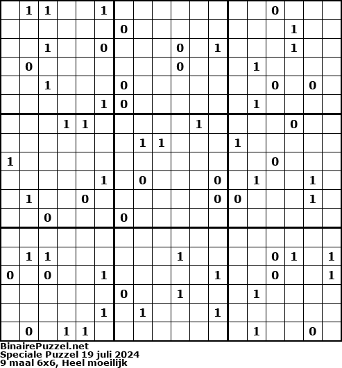 Binaire Puzzel