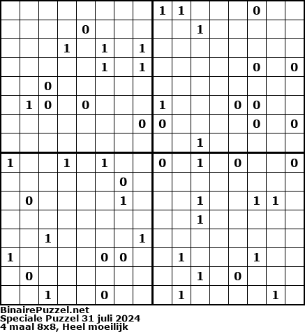 Binaire Puzzel