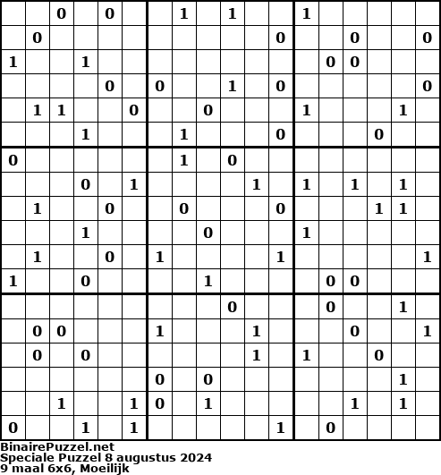 Binaire Puzzel