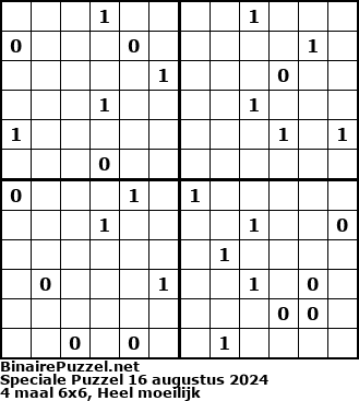Binaire Puzzel