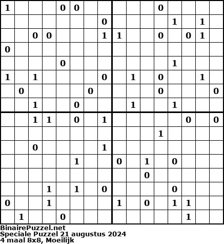 Binaire Puzzel