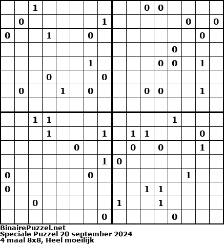 Binaire Puzzel