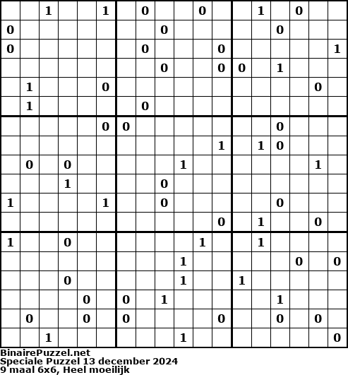 Binaire Puzzel