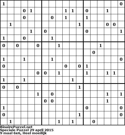 Binaire Puzzel