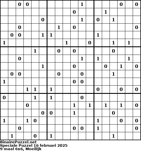 Binaire Puzzel