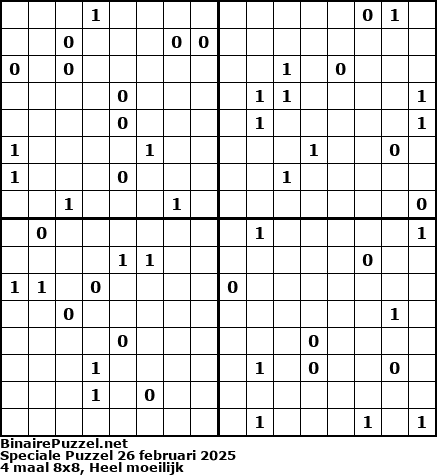 Binaire Puzzel