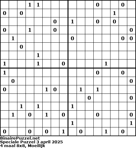 Binaire Puzzel