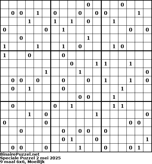 Binaire Puzzel
