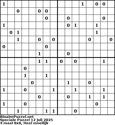 Binaire Puzzel