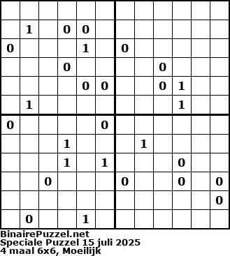 Binaire Puzzel