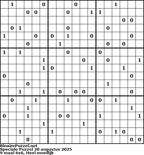 Binaire Puzzel