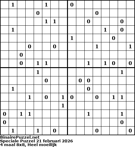 Binaire Puzzel