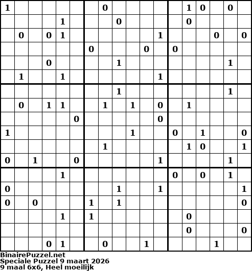 Binaire Puzzel