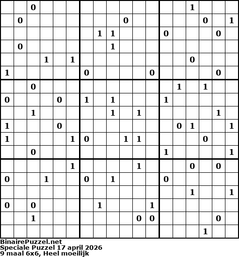 Binaire Puzzel