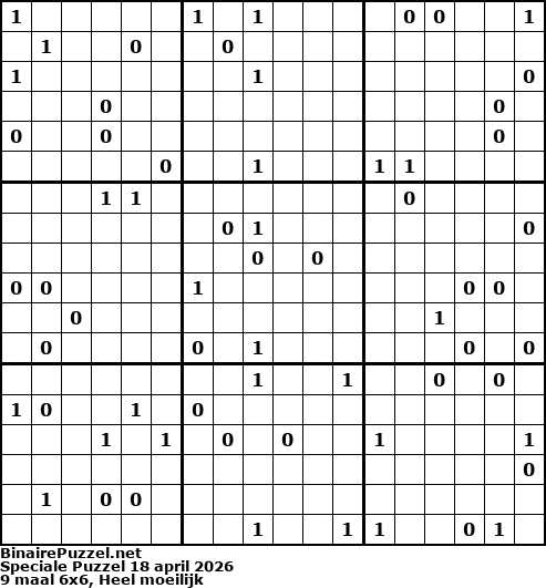 Binaire Puzzel