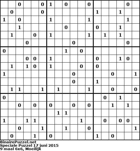 Binaire Puzzel
