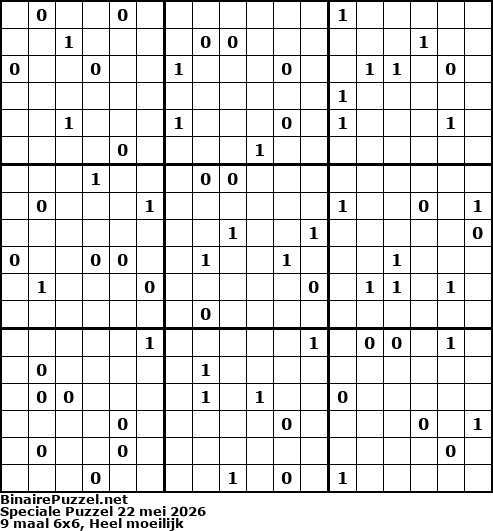 Binaire Puzzel