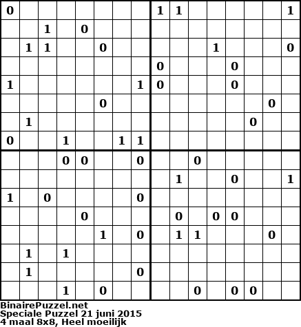 Binaire Puzzel