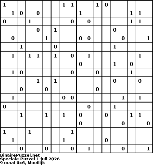 Binaire Puzzel