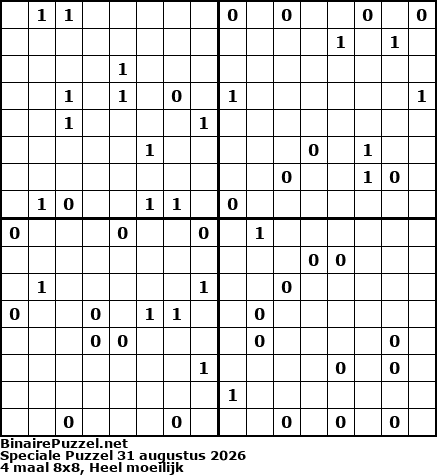 Binaire Puzzel