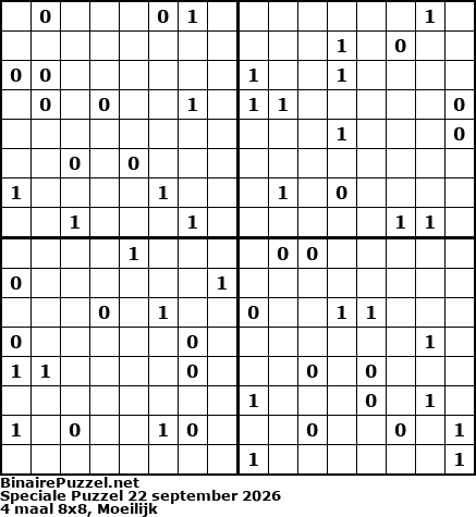 Binaire Puzzel