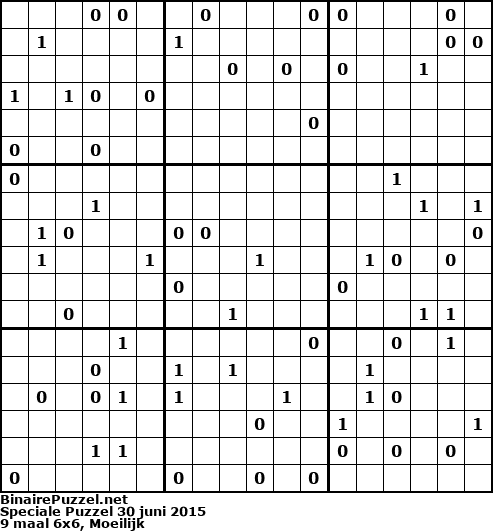 Binaire Puzzel
