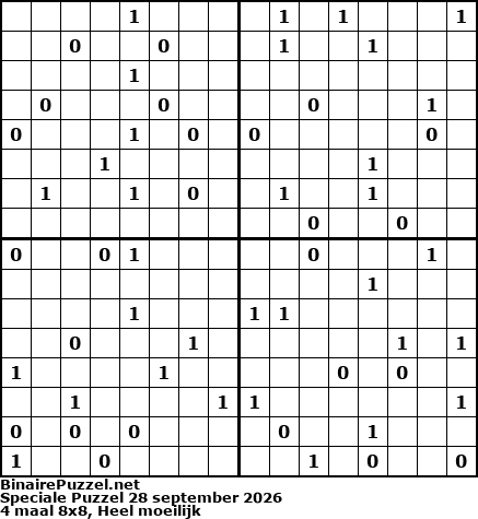 Binaire Puzzel