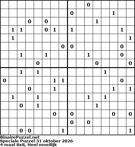 Binaire Puzzel