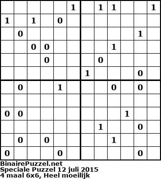 Binaire Puzzel