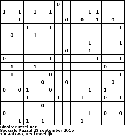 Binaire Puzzel