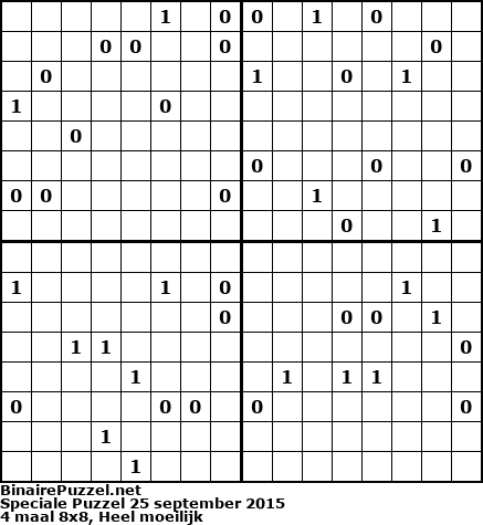 Binaire Puzzel