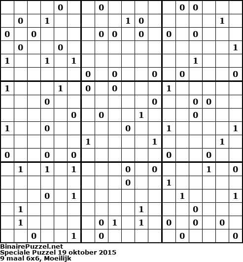 Binaire Puzzel