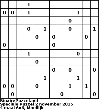 Binaire Puzzel