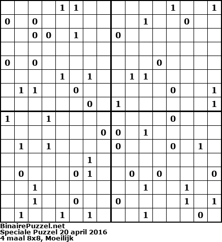 Binaire Puzzel