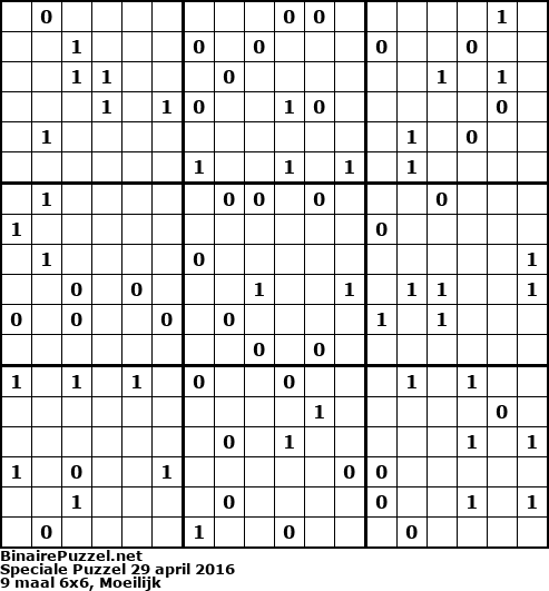 Binaire Puzzel