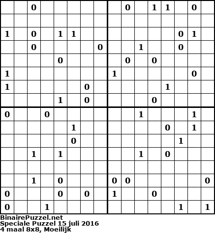 Binaire Puzzel