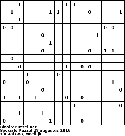 Binaire Puzzel