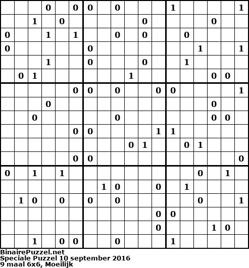 Binaire Puzzel
