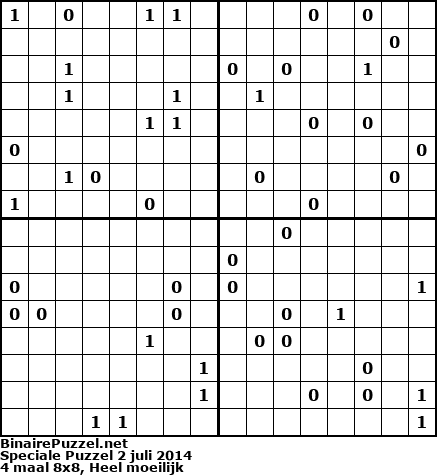 Binaire Puzzel