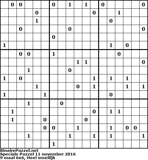 Binaire Puzzel