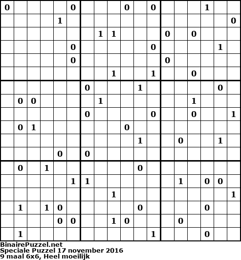 Binaire Puzzel