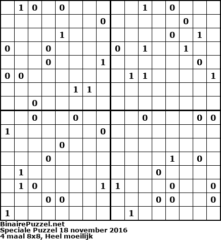 Binaire Puzzel