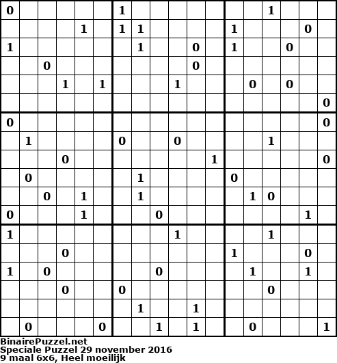 Binaire Puzzel