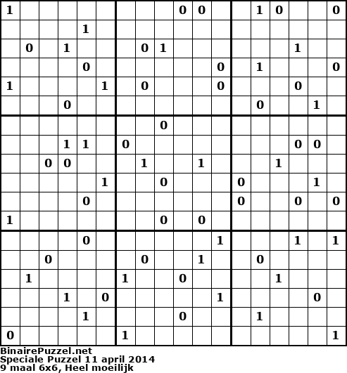Binaire Puzzel