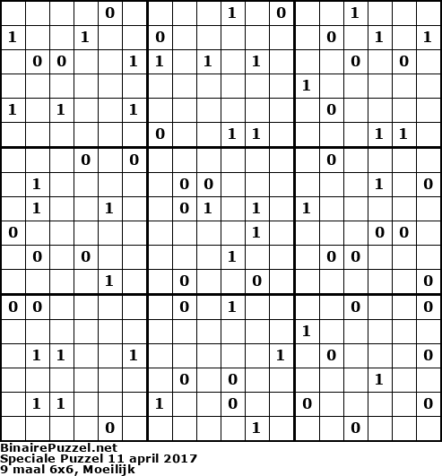 Binaire Puzzel