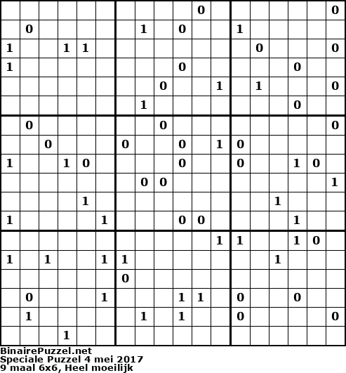 Binaire Puzzel