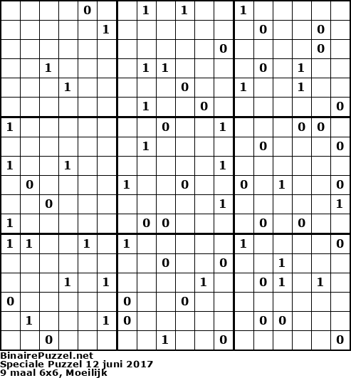 Binaire Puzzel